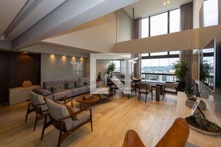 Sala de TV de apartamento à venda com 2 quartos, 135m² em Vila da Serra, Nova Lima