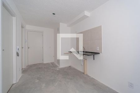 Sala/Cozinha e Área de Serviço de apartamento para alugar com 1 quarto, 25m² em Jardim America da Penha, São Paulo