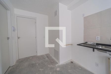 Sala/Cozinha e Área de Serviço de apartamento para alugar com 1 quarto, 25m² em Jardim America da Penha, São Paulo