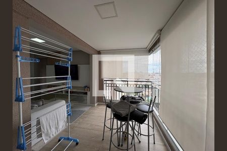 Varanda da Sala de apartamento à venda com 3 quartos, 74m² em Vila Mangalot, São Paulo