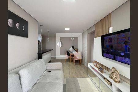 Sala de apartamento à venda com 3 quartos, 74m² em Vila Mangalot, São Paulo
