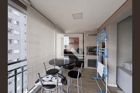 Varanda da Sala de apartamento à venda com 3 quartos, 74m² em Vila Mangalot, São Paulo