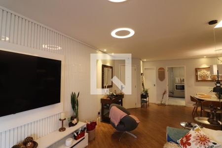 Sala  de apartamento para alugar com 3 quartos, 130m² em Vila Caminho do Mar, São Bernardo do Campo