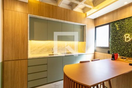 Cozinha de kitnet/studio para alugar com 1 quarto, 24m² em Farroupilha, Porto Alegre