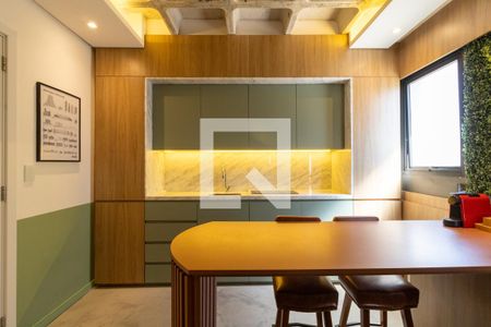 Cozinha de kitnet/studio para alugar com 1 quarto, 24m² em Farroupilha, Porto Alegre