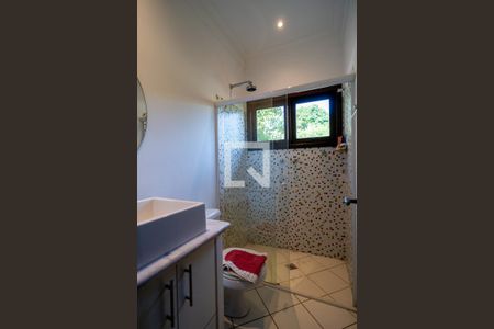 Banheiro da Suíte 1 de casa para alugar com 4 quartos, 450m² em Caguassu, Sorocaba