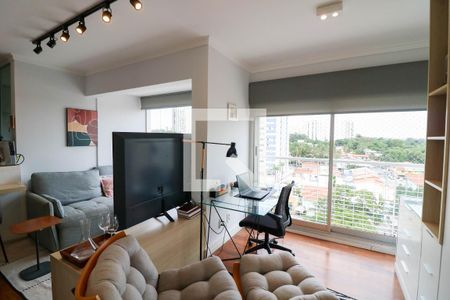 Sala de apartamento para alugar com 1 quarto, 102m² em Chácara Santo Antônio (zona Sul), São Paulo