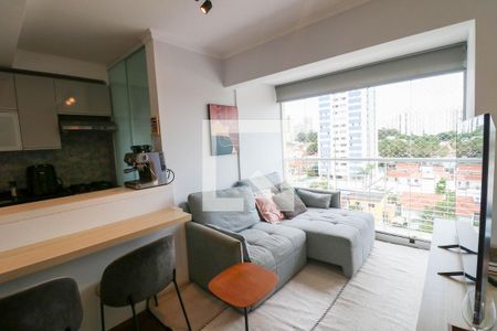 Sala de apartamento para alugar com 1 quarto, 102m² em Chácara Santo Antônio (zona Sul), São Paulo
