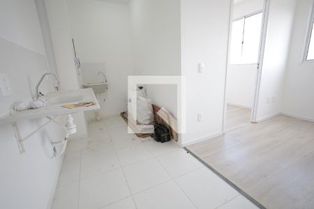 Cozinha e Área de Serviço de apartamento para alugar com 2 quartos, 34m² em Parque João Ramalho, Santo André