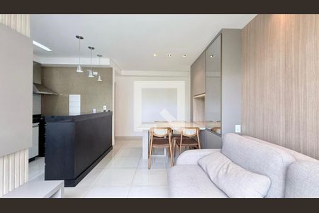 Sala de apartamento à venda com 2 quartos, 63m² em Vila da Serra, Nova Lima