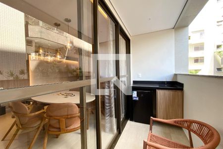 Varanda da Sala de apartamento à venda com 3 quartos, 84m² em Funcionários, Belo Horizonte