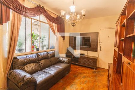 Sala de apartamento à venda com 3 quartos, 113m² em  Lourdes, Belo Horizonte