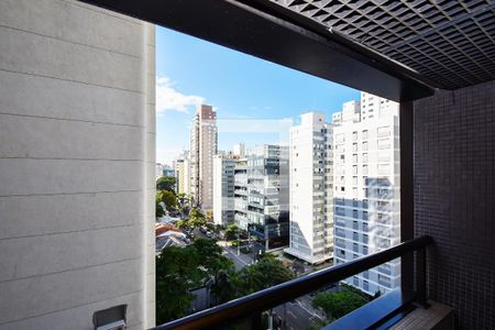 varanda quarto de kitnet/studio à venda com 1 quarto, 30m² em Jardim Paulista, São Paulo