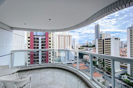 Varanda da Sala de apartamento para alugar com 3 quartos, 132m² em Vila Regente Feijó, São Paulo