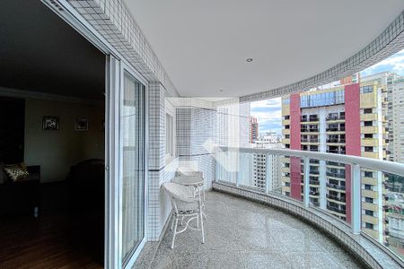 Varanda da Sala de apartamento para alugar com 3 quartos, 132m² em Vila Regente Feijó, São Paulo
