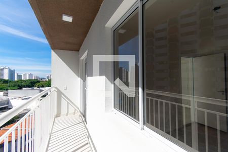 Varanda da Sala de apartamento para alugar com 1 quarto, 29m² em Planalto Paulista, São Paulo