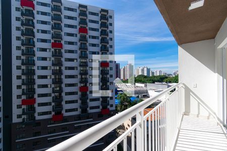 Varanda da Sala de apartamento para alugar com 1 quarto, 29m² em Planalto Paulista, São Paulo
