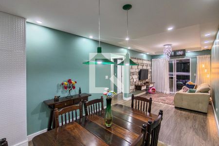 Sala de apartamento para alugar com 3 quartos, 130m² em Canto do Forte, Praia Grande