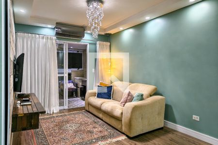 Sala de apartamento para alugar com 3 quartos, 130m² em Canto do Forte, Praia Grande
