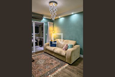 Sala de apartamento para alugar com 3 quartos, 130m² em Canto do Forte, Praia Grande