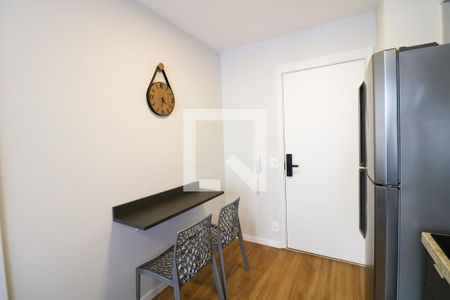 Sala / Cozinha de kitnet/studio à venda com 1 quarto, 32m² em Campo Belo, São Paulo