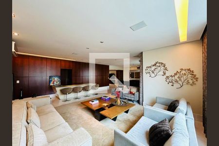 Sala de apartamento à venda com 4 quartos, 274m² em Vila da Serra, Nova Lima