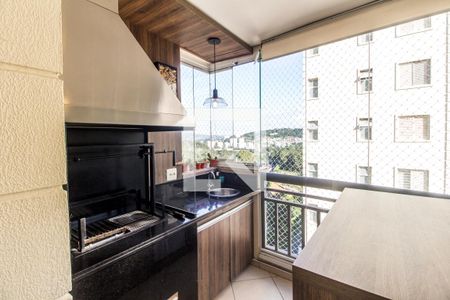 Área gourmet de apartamento à venda com 2 quartos, 100m² em Residencial Tambore Iii, Santana de Parnaíba