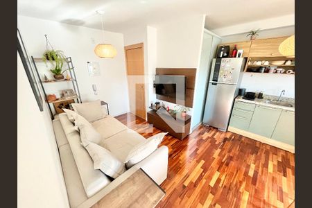 Sala/Cozinha de apartamento para alugar com 2 quartos, 53m² em Jardim São Paulo, São Paulo