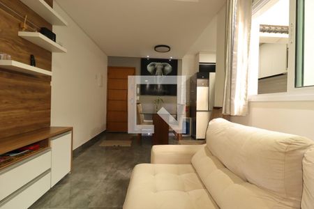 Sala de apartamento à venda com 2 quartos, 61m² em Parque Novo Oratório, Santo André