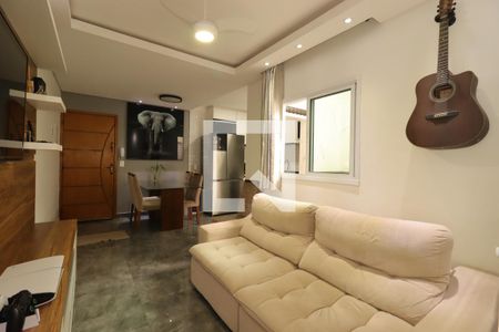 Sala de apartamento à venda com 2 quartos, 61m² em Parque Novo Oratório, Santo André