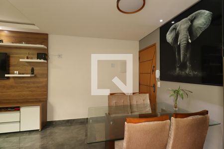 Sala de Jantar de apartamento à venda com 2 quartos, 61m² em Parque Novo Oratório, Santo André