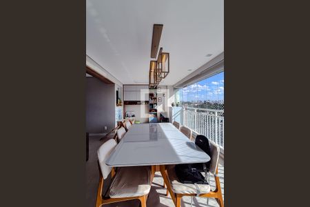 Varanda da Sala de apartamento à venda com 3 quartos, 127m² em Vila Anastácio, São Paulo