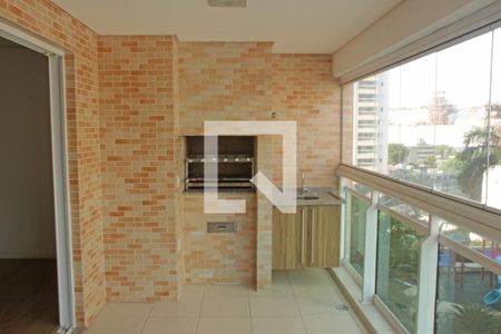 Varanda da Sala de apartamento para alugar com 3 quartos, 104m² em Ponta da Praia, Santos