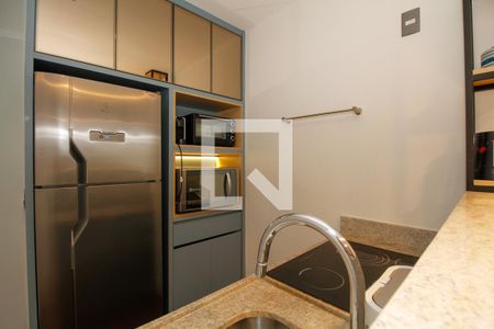 Sala e Cozinha de apartamento para alugar com 1 quarto, 44m² em Ibirapuera, São Paulo