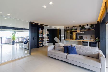 Sala/Cozinha de apartamento à venda com 3 quartos, 136m² em Jardim Dom Bosco, São Paulo