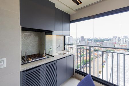 Varanda gourmet de apartamento à venda com 3 quartos, 136m² em Jardim Dom Bosco, São Paulo