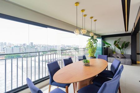 Varanda gourmet de apartamento à venda com 3 quartos, 136m² em Jardim Dom Bosco, São Paulo