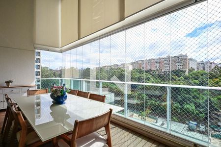 Varanda de apartamento à venda com 3 quartos, 186m² em Paraíso do Morumbi, São Paulo