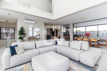 Sala  de casa de condomínio à venda com 4 quartos, 525m² em Residencial Burle Marx, Santana de Parnaíba