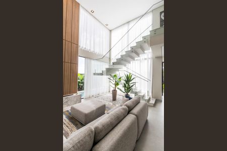 Sala  de casa de condomínio à venda com 4 quartos, 525m² em Residencial Burle Marx, Santana de Parnaíba