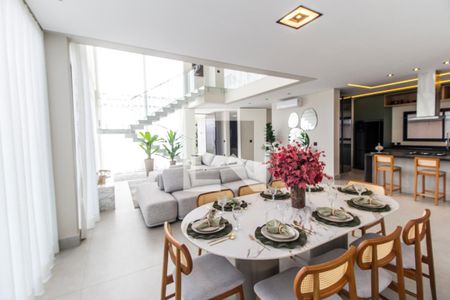 Sala  de casa de condomínio à venda com 4 quartos, 525m² em Residencial Burle Marx, Santana de Parnaíba