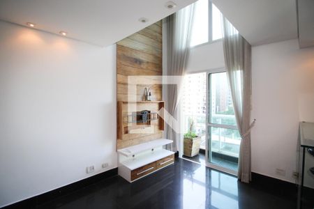 Sala de apartamento para alugar com 1 quarto, 45m² em Indianópolis, São Paulo