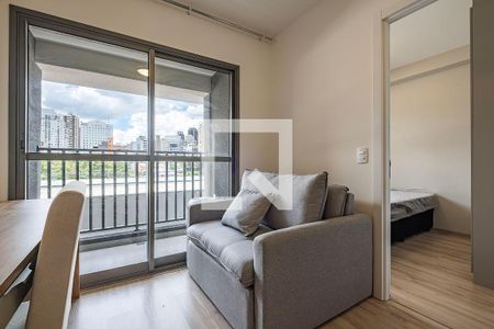 Sala/Cozinha de apartamento para alugar com 1 quarto, 25m² em Pinheiros, São Paulo
