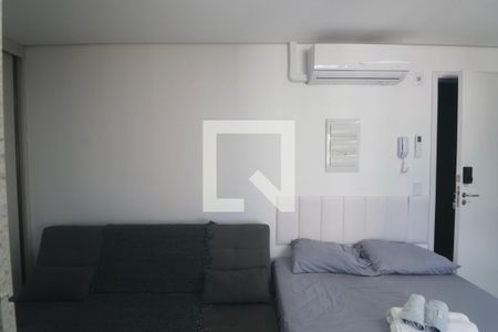 Quarto de apartamento para alugar com 1 quarto, 27m² em Parque Enseada, Guarujá