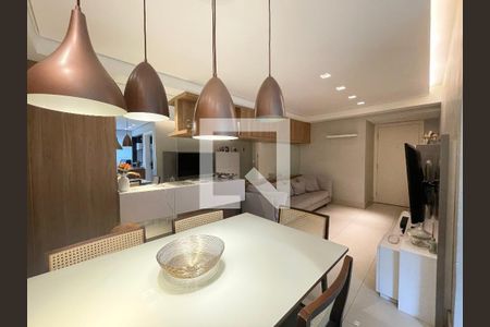 Sala de apartamento à venda com 2 quartos, 77m² em Vila da Serra, Nova Lima