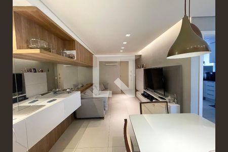 Sala de apartamento à venda com 2 quartos, 77m² em Vila da Serra, Nova Lima