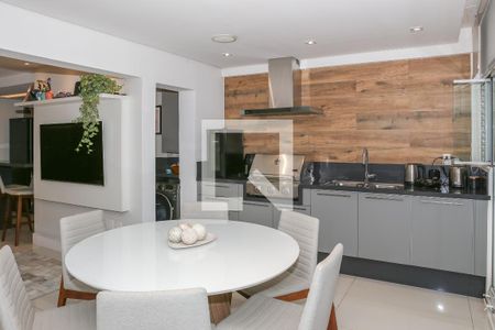 Sala e Varanda Gourmet de apartamento à venda com 2 quartos, 80m² em Água Branca, São Paulo