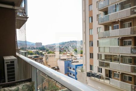Varanda da Sala de apartamento à venda com 3 quartos, 70m² em Todos Os Santos, Rio de Janeiro