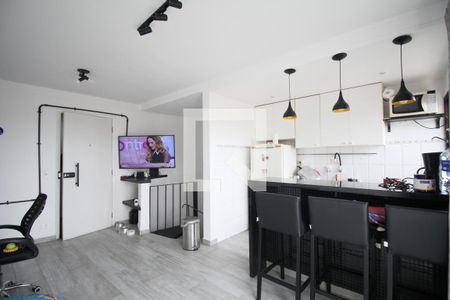 Sala/Cozinha de apartamento à venda com 1 quarto, 59m² em Vila Andrade, São Paulo