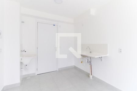 Sala - Cozinha de apartamento para alugar com 2 quartos, 35m² em Vila Carmosina, São Paulo